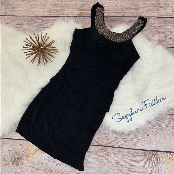 City Triangles Dresses & Skirts - CITY TRIANGLES BEADED DRESS